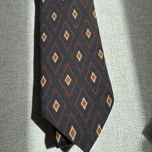 SUITSUPPLY Dark Green Medallion necktie